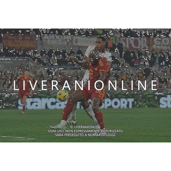 Roma vs Cagliari - Campionato Serie A TIM - 23 giornata - Stadio Olimpico - Roma 05-02-2024 nella foto Lukaku e Mina FOTO FEDERICO GAETANO-AG ALDO LIVERANI SAS