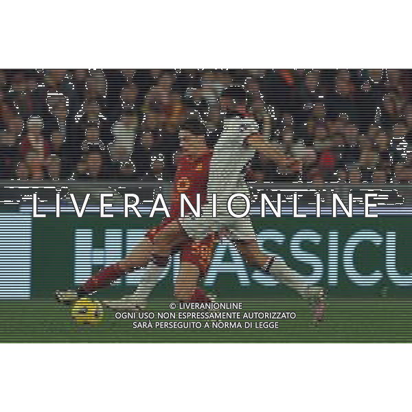 Roma vs Cagliari - Campionato Serie A TIM - 23 giornata - Stadio Olimpico - Roma 05-02-2024 nella foto Zalewski e Zappa ©Federico Gaetano/AGENZIA ALDO LIVERANI SAS