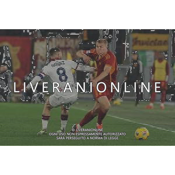 Roma vs Cagliari - Campionato Serie A TIM - 23 giornata - Stadio Olimpico - Roma 05-02-2024 nella foto Kristensen e Nandez ©Federico Gaetano/AGENZIA ALDO LIVERANI SAS