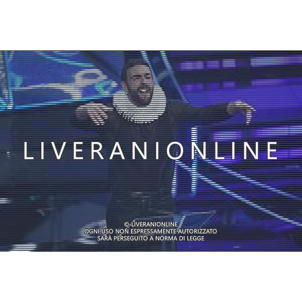 Festival Sanremo 2024 nella foto Marco Mengoni 74mo Festival della Canzone Italiana - Prima Serata Teatro Ariston - Sanremo (IM) 06-02-2024 foto Roberto Garavaglia/agenzia Aldo Liverani sas/AGENZIA ALDO LIVERANI SAS