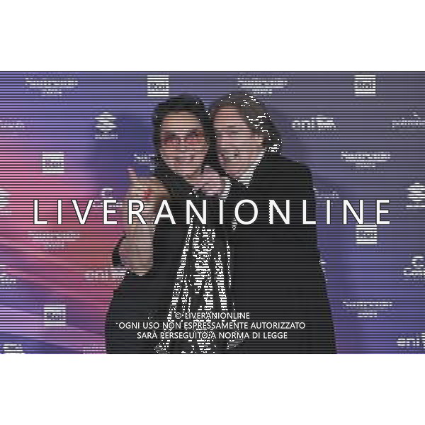 Festival Sanremo 2024 nella foto Ricchi e Poveri, Angela Brambati e Angelo Sotgiu 74mo Festival della Canzone Italiana, photocall del 07 febbraio Teatro Ariston - Sanremo (IM) 07-02-2024 foto Roberto Garavaglia/agenzia Aldo Liverani sas/AGENZIA ALDO LIVERANI SAS