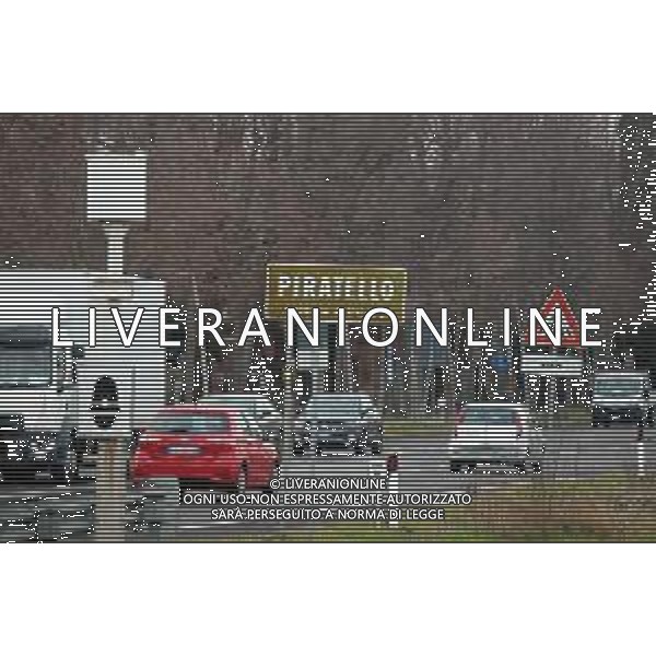 IMOLA LOC.PIRATELLO 07 02 2024 VIA EMILIA LOCALITA\' PIRATELLO ABBASSAMENTO DEL LIMITE DI VELOCITA\' DA 70 A 50 CHILOMETRI ORARI ENTRO FINE 2024 PER LA SICUREZZA STRADALE ©SANNA/AGENZIA ALDO LIVERANI SAS