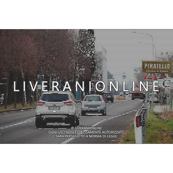 IMOLA LOC.PIRATELLO 07 02 2024 VIA EMILIA LOCALITA\' PIRATELLO ABBASSAMENTO DEL LIMITE DI VELOCITA\' DA 70 A 50 CHILOMETRI ORARI ENTRO FINE 2024 PER LA SICUREZZA STRADALE ©SANNA/AGENZIA ALDO LIVERANI SAS