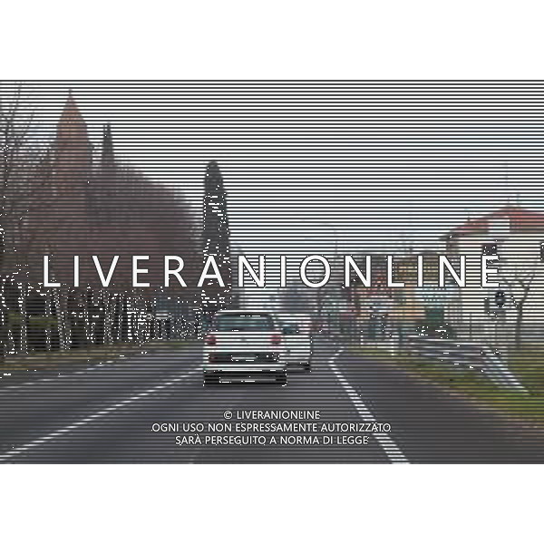 IMOLA LOC.PIRATELLO 07 02 2024 VIA EMILIA LOCALITA\' PIRATELLO ABBASSAMENTO DEL LIMITE DI VELOCITA\' DA 70 A 50 CHILOMETRI ORARI ENTRO FINE 2024 PER LA SICUREZZA STRADALE ©SANNA/AGENZIA ALDO LIVERANI SAS