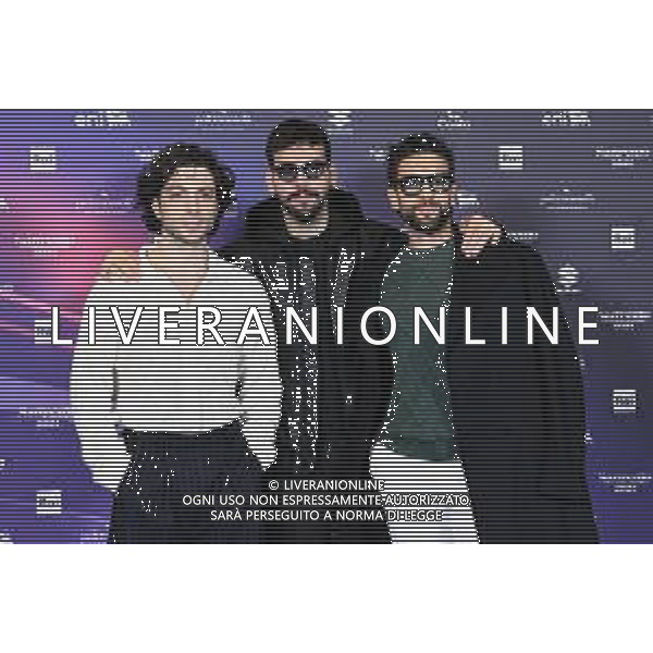 Festival Sanremo 2024 nella foto Il Volo, da SX Gianluca Ginoble, Ignazio Boschetto e Piero Barone 74mo Festival della Canzone Italiana, photocall del 09 febbraio Teatro Ariston - Sanremo (IM) 09-02-2024 foto Roberto Garavaglia/agenzia Aldo Liverani sas
