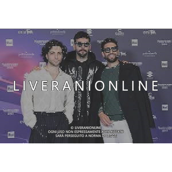 Festival Sanremo 2024 nella foto Il Volo, da SX Gianluca Ginoble, Ignazio Boschetto e Piero Barone 74mo Festival della Canzone Italiana, photocall del 09 febbraio Teatro Ariston - Sanremo (IM) 09-02-2024 foto Roberto Garavaglia/agenzia Aldo Liverani sas