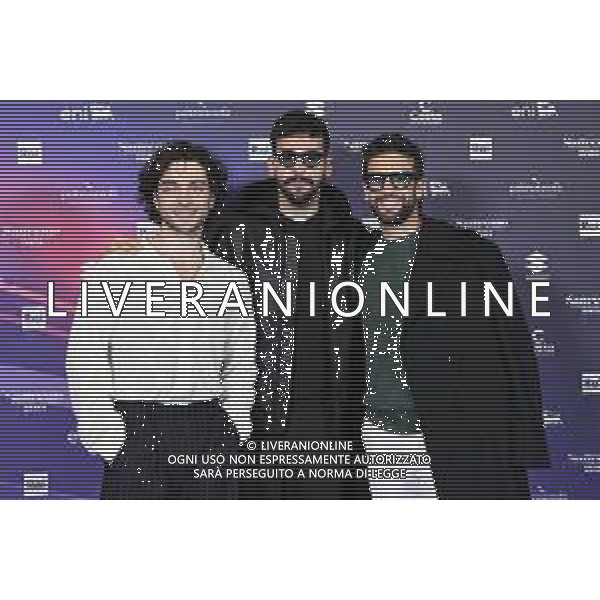 Festival Sanremo 2024 nella foto Il Volo, da SX Gianluca Ginoble, Ignazio Boschetto e Piero Barone 74mo Festival della Canzone Italiana, photocall del 09 febbraio Teatro Ariston - Sanremo (IM) 09-02-2024 foto Roberto Garavaglia/agenzia Aldo Liverani sas
