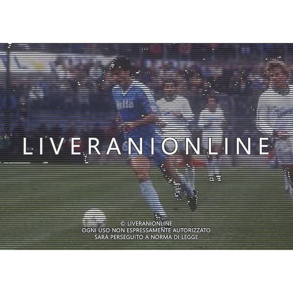DIAP-RETROSPETTIVA STEFANO MACCOPPI CALCIATORE NELLA FOTO STEFANO MACCOPPI CON LA MAGLIA DEL COMO CALCIO AG ALDO LIVERANI SAS