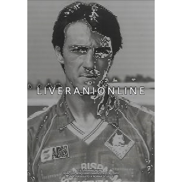 ST-RETROSPETTIVA STEFANO MACCOPPI CALCIATORE NELLA FOTO STEFANO MACCOPPI CON AL MAGLIA DEL PIACENZA CALCIO AG ALDO LIVERANI SAS