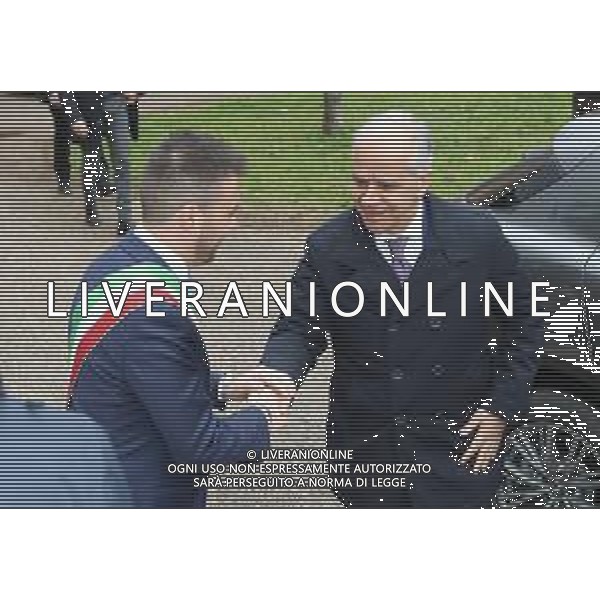 IMOLA 10 02 2024 Nell\'ambito del PNRR, il progetto di recupero dei padiglioni del Complesso Osservanza Ë finanziato attraverso i Piani Urbani Integrati che sono in capo al Ministero dell\'Interno (da qui la presenza del ministro Piantedosi).NELLA FOTO SINDACO DI IMOLA MARCO PANIERI E MINISTRO DELL\'INTERNO MATTEO PIANTEDOSI ©SANNA/AGENZIA ALDO LIVERANI SAS