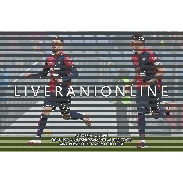 10-2-2024. Cagliari calcio- S.S. Lazio 24° giornata campionato calcio italiano Serie A 2023/2024, Stadio Unipol Domus Cagliari. Foto Salvatore Moi/Agenzia Aldo Liverani s.as. Nella foto: Gol ed esultanza del Cagliari in casa contro Lazio nello stadio Unipol Domus di Cagliari. Segna:Gianluca Gaetano Cagliari ©MOI SALVATORE/AGENZIA ALDO LIVERANI SAS