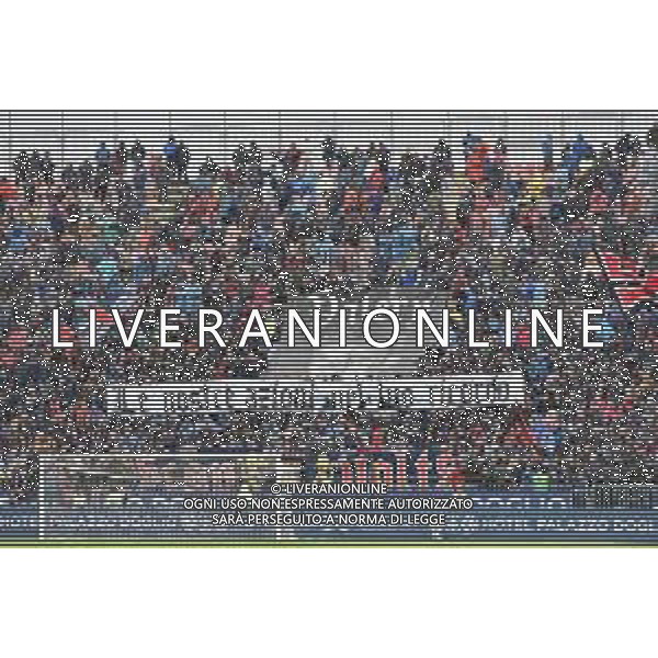 10-2-2024. Cagliari calcio- S.S. Lazio 24° giornata campionato calcio italiano Serie A 2023/2024, Stadio Unipol Domus Cagliari. Foto Salvatore Moi/Agenzia Aldo Liverani s.a.s. Nella foto: Sconvolts, tifosi del Cagliari in casa, nella curva nord dello stadio Unipol Domus di Cagliari ©MOI SALVATORE/AGENZIA ALDO LIVERANI SAS