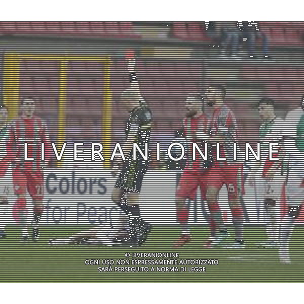 espulsione johnsen torset -CREMONESE - REGGIANA CAMPIONATO CALCIO SERIE B 10.02.2024 ©PAOLO GIAMPIETRI/AGENZIA ALDO LIVERANI SAS