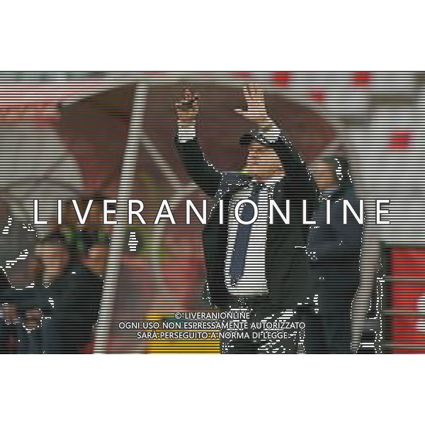 coach Giuseppe Iachini of SSC Bari during the Italian Serie B match SSC Bari vs Calcio Lecco 1912 on February 10, 2024 at the San Nicola stadium in Bari, Italy. Photo by Emmanuele Mastrodonato/ag. Aldo Liverani sas/AGENZIA ALDO LIVERANI SAS