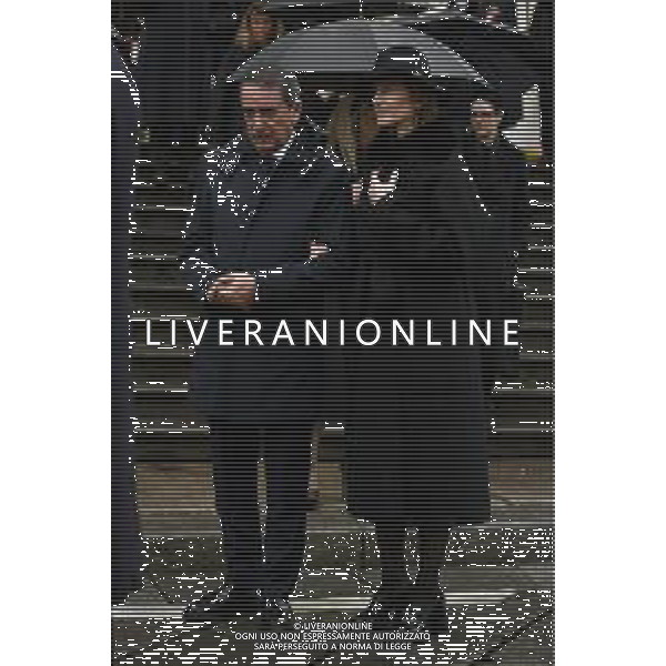 Torino 10.02.2024 Duomo di Torino San Giovanni Battista @Manuela Viganti/Ag. Aldo Liverani sas Funerali di Vittorio Emanuele di Savoia Nella foto: principi ereditari ©Viganti/AGENZIA ALDO LIVERANI SAS
