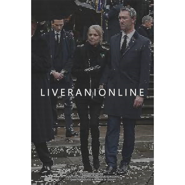 Torino 10.02.2024 Duomo di Torino San Giovanni Battista @Manuela Viganti/Ag. Aldo Liverani sas Funerali di Vittorio Emanuele di Savoia Nella foto: principi ereditari ©Viganti/AGENZIA ALDO LIVERANI SAS