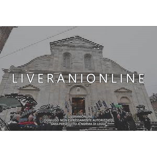Torino 10.02.2024 Duomo di Torino San Giovanni Battista @Manuela Viganti/Ag. Aldo Liverani sas Funerali di Vittorio Emanuele di Savoia Nella foto: il feretro di Vittorio Emanuele di Savoia esce dal duomo ©Viganti/AGENZIA ALDO LIVERANI SAS