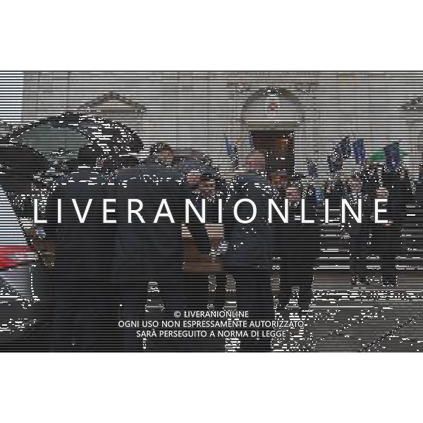 Torino 10.02.2024 Duomo di Torino San Giovanni Battista @Manuela Viganti/Ag. Aldo Liverani sas Funerali di Vittorio Emanuele di Savoia Nella foto: Emanuele Filiberto di Savoia con la madre Marina Doria di Savoia danno l\'ultimo saluto a Vittorio Emanuele di Savoia ©Viganti/AGENZIA ALDO LIVERANI SAS