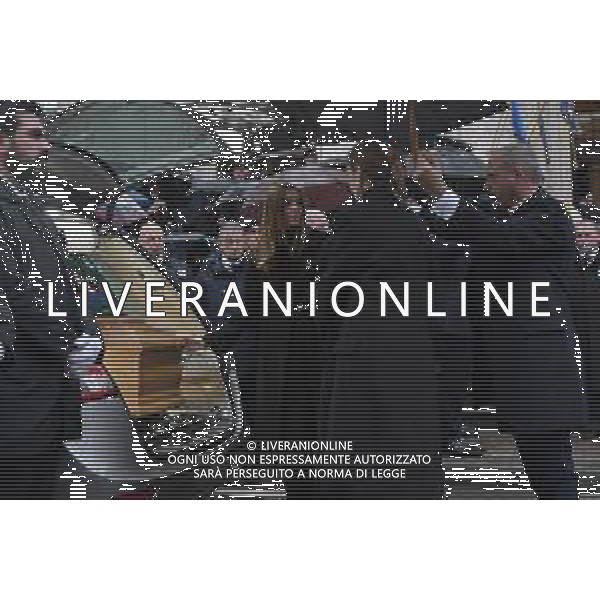 Torino 10.02.2024 Duomo di Torino San Giovanni Battista @Manuela Viganti/Ag. Aldo Liverani sas Funerali di Vittorio Emanuele di Savoia Nella foto: La principessa Vittoria di Savoia da l\'ultimo saluto al nonno Vittorio Emanuele di Savoia ©Viganti/AGENZIA ALDO LIVERANI SAS