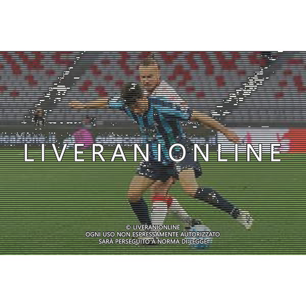 Alessandro Saraniti of Calcio Lecco 1912 and George Puscas of SSC Bari during the Italian Serie B match SSC Bari vs Calcio Lecco 1912 on February 10, 2024 at the San Nicola stadium in Bari, Italy. Photo by Emmanuele Mastrodonato/ag. Aldo Liverani sas/AGENZIA ALDO LIVERANI SAS
