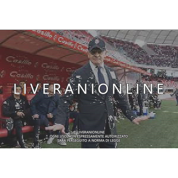 coach Giuseppe Iachini of SSC Bari during the Italian Serie B match SSC Bari vs Calcio Lecco 1912 on February 10, 2024 at the San Nicola stadium in Bari, Italy. Photo by Emmanuele Mastrodonato/ag. Aldo Liverani sas/AGENZIA ALDO LIVERANI SAS