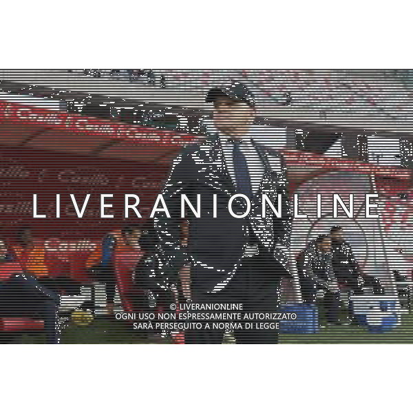 coach Giuseppe Iachini of SSC Bari during the Italian Serie B match SSC Bari vs Calcio Lecco 1912 on February 10, 2024 at the San Nicola stadium in Bari, Italy. Photo by Emmanuele Mastrodonato/ag. Aldo Liverani sas/AGENZIA ALDO LIVERANI SAS
