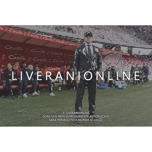 coach Giuseppe Iachini of SSC Bari during the Italian Serie B match SSC Bari vs Calcio Lecco 1912 on February 10, 2024 at the San Nicola stadium in Bari, Italy. Photo by Emmanuele Mastrodonato/ag. Aldo Liverani sas/AGENZIA ALDO LIVERANI SAS