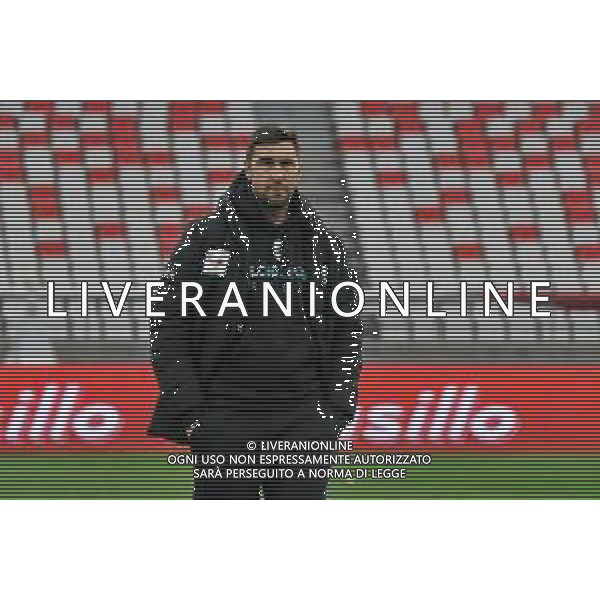 coach Emiliano Bonazzoli of Calcio Lecco 1912 during the Italian Serie B match SSC Bari vs Calcio Lecco 1912 on February 10, 2024 at the San Nicola stadium in Bari, Italy. Photo by Emmanuele Mastrodonato/ag. Aldo Liverani sas/AGENZIA ALDO LIVERANI SAS