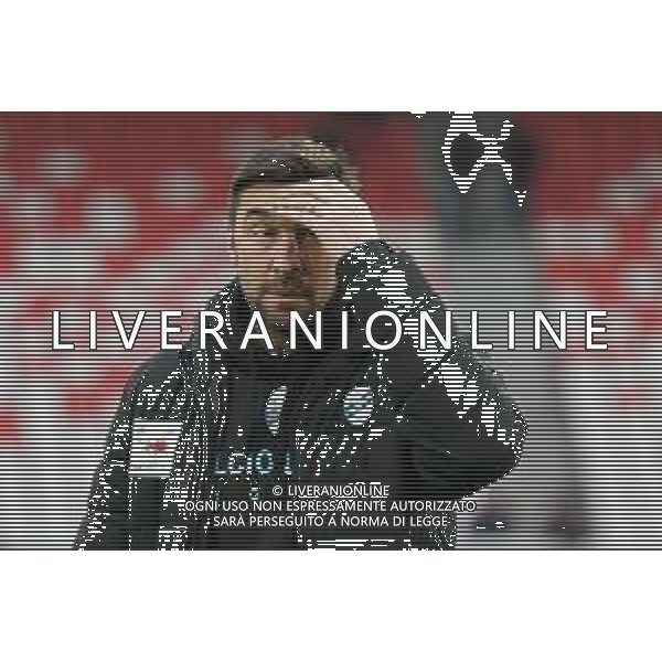 coach Emiliano Bonazzoli of Calcio Lecco 1912 during the Italian Serie B match SSC Bari vs Calcio Lecco 1912 on February 10, 2024 at the San Nicola stadium in Bari, Italy. Photo by Emmanuele Mastrodonato/ag. Aldo Liverani sas/AGENZIA ALDO LIVERANI SAS