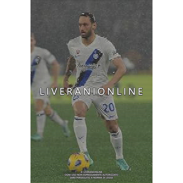 Roma vs Inter - Campionato Serie A TIM - 24 giornata - Stadio Olimpico - Roma 10-02-2024 nella foto Hakan Calhanoglu ©Federico Gaetano/AGENZIA ALDO LIVERANI SAS