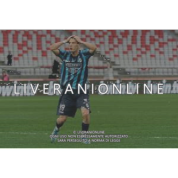 Nicolò Buso of Calcio Lecco 1912 during the Italian Serie B match SSC Bari vs Calcio Lecco 1912 on February 10, 2024 at the San Nicola stadium in Bari, Italy. Photo by Emmanuele Mastrodonato/ag. Aldo Liverani sas/AGENZIA ALDO LIVERANI SAS