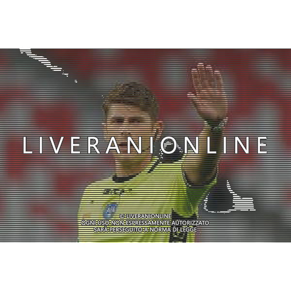 the referee Francesco Cosso of Reggio Calabria during the Italian Serie B match SSC Bari vs Calcio Lecco 1912 on February 10, 2024 at the San Nicola stadium in Bari, Italy. Photo by Emmanuele Mastrodonato/ag. Aldo Liverani sas/AGENZIA ALDO LIVERANI SAS