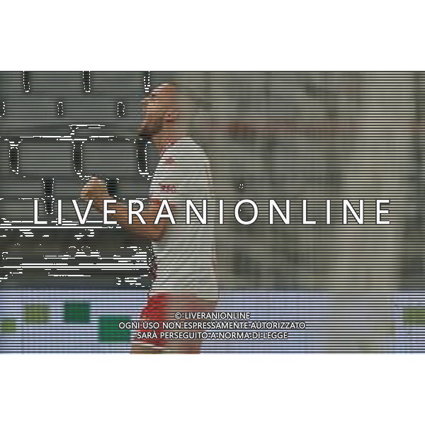 George Puscas of SSC Bari celebrates after scoring a goal during the Italian Serie B match SSC Bari vs Calcio Lecco 1912 on February 10, 2024 at the San Nicola stadium in Bari, Italy. Photo by Emmanuele Mastrodonato/ag. Aldo Liverani sas/AGENZIA ALDO LIVERANI SAS