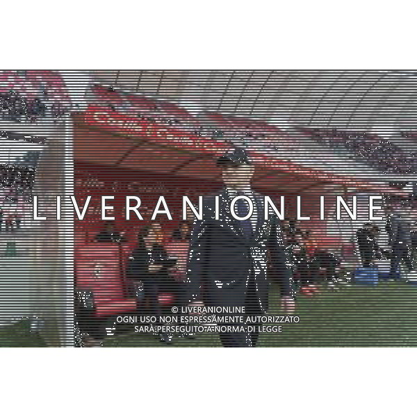 coach Giuseppe Iachini of SSC Bari during the Italian Serie B match SSC Bari vs Calcio Lecco 1912 on February 10, 2024 at the San Nicola stadium in Bari, Italy. Photo by Emmanuele Mastrodonato/ag. Aldo Liverani sas/AGENZIA ALDO LIVERANI SAS
