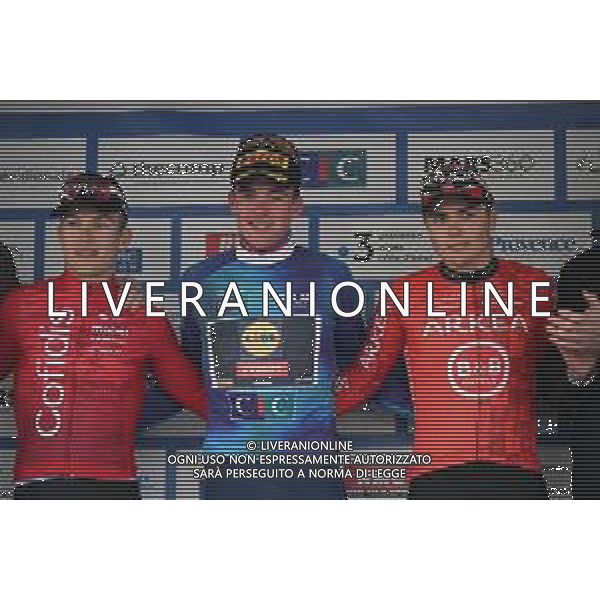 11-02-2024 Tour De La Provence; Tappa 04 Rognac - Arles; 2024, Lidl - Trek; 2024, Cofidis; 2024, Arkea - Beb Hotels; Pedersen, Mads; Zingle, Axel; Garcia Pierna, Raul; Arles; ©SIROTTI/AGENZIA ALDO LIVERANI SAS