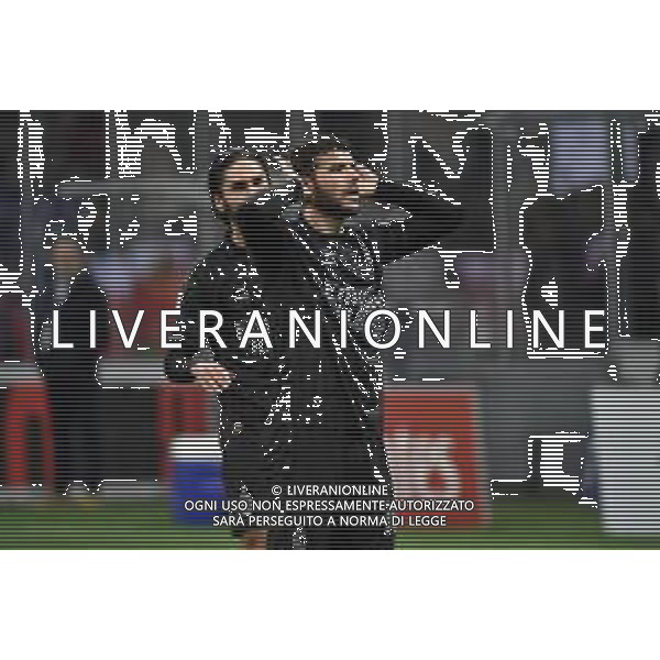Milan vs Napoli nella foto Theo Hernandez (Milan) esultanza dopo il gol dell\'1 a 0 Milano 11-02-2024 Stadio Giuseppe Meazza - San Siro Campionato Serie A TIM - 24a giornata foto Roberto Garavaglia/Agenzia Aldo Liverani sas/AGENZIA ALDO LIVERANI SAS