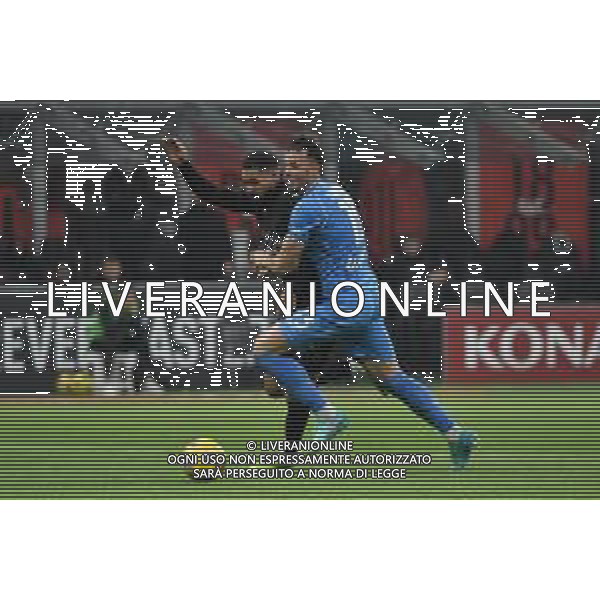 Milan vs Napoli nella foto il contatto in area tra Ruben Loftus-Cheek (Milan) e Amir Rrahmani (Napoli) giudicato regolare dall\'arbitro Daniele Doveri di Roma e dal VAR Milano 11-02-2024 Stadio Giuseppe Meazza - San Siro Campionato Serie A TIM - 24a giornata foto Roberto Garavaglia/Agenzia Aldo Liverani sas/AGENZIA ALDO LIVERANI SAS