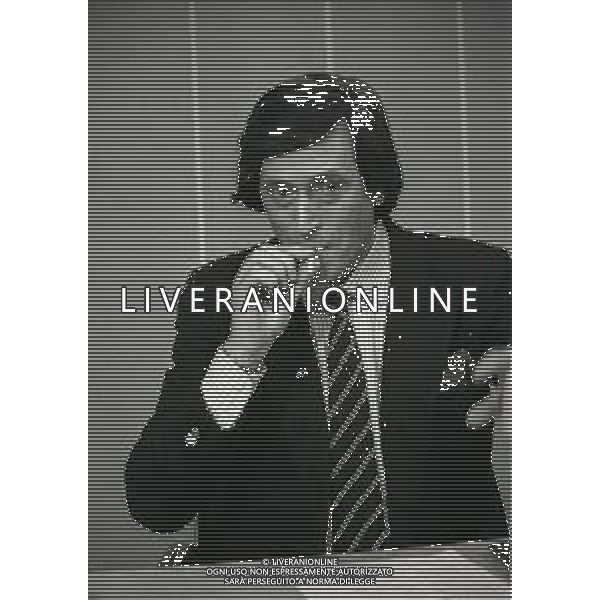 NEG-RETROSPETTIVA GUIDO ANGELI PROMOTORE TELEVENDITE NELLA FOTO GUIDO ANGELI NELL\'ANNO 1986 AG ALDO LIVERANI SAS