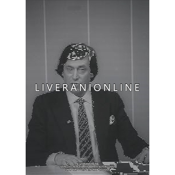 NEG-RETROSPETTIVA GUIDO ANGELI PROMOTORE TELEVENDITE NELLA FOTO GUIDO ANGELI NELL\'ANNO 1986 AG ALDO LIVERANI SAS