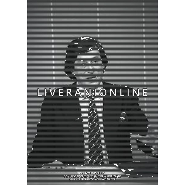 NEG-RETROSPETTIVA GUIDO ANGELI PROMOTORE TELEVENDITE NELLA FOTO GUIDO ANGELI NELL\'ANNO 1986 AG ALDO LIVERANI SAS