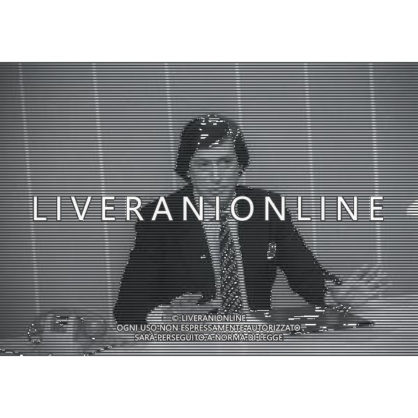 NEG-RETROSPETTIVA GUIDO ANGELI PROMOTORE TELEVENDITE NELLA FOTO GUIDO ANGELI NELL\'ANNO 1986 AG ALDO LIVERANI SAS