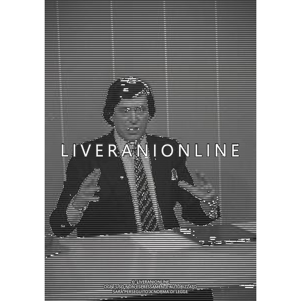 NEG-RETROSPETTIVA GUIDO ANGELI PROMOTORE TELEVENDITE NELLA FOTO GUIDO ANGELI NELL\'ANNO 1986 AG ALDO LIVERANI SAS