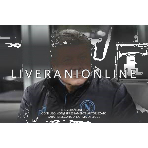 Milan vs Napoli nella foto Walter Mazzarri allenatore Napoli Milano 11-02-2024 Stadio Giuseppe Meazza - San Siro Campionato Serie A TIM - 24a giornata foto Roberto Garavaglia/Agenzia Aldo Liverani sas