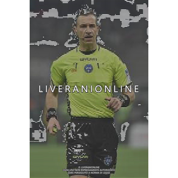 Milan vs Napoli nella foto l\'arbitro Daniele Doveri di Roma Milano 11-02-2024 Stadio Giuseppe Meazza - San Siro Campionato Serie A TIM - 24a giornata foto Roberto Garavaglia/Agenzia Aldo Liverani sas