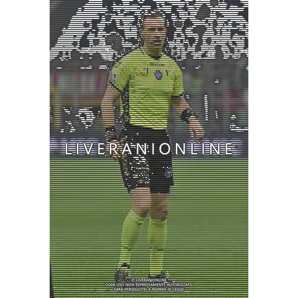 Milan vs Napoli nella foto l\'arbitro Daniele Doveri di Roma Milano 11-02-2024 Stadio Giuseppe Meazza - San Siro Campionato Serie A TIM - 24a giornata foto Roberto Garavaglia/Agenzia Aldo Liverani sas