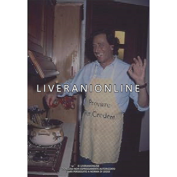 Guido Angeli Presentatore Televisivo nel 1987 ph archivio Ag. Aldo Liverani Sas retrospettiva