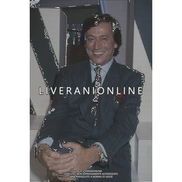 Guido Angeli Presentatore Televisivo nel 1987 ph archivio Ag. Aldo Liverani Sas retrospettiva