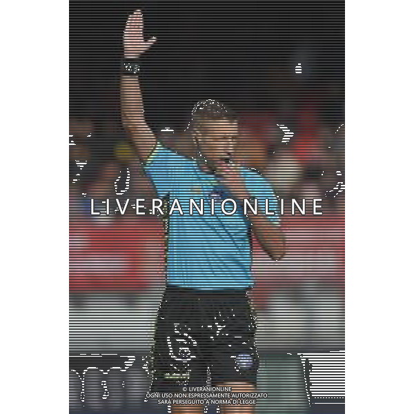 TVRG Monza vs Hellas Verona nella foto l\'arbitro Davide Massa di Imperia Monza 11-02-2024 U-Power Stadium Campionato Serie A TIM - 24a giornata foto Roberto Garavaglia/Agenzia Aldo Liverani sas