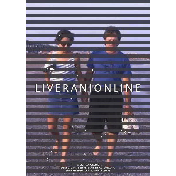 DIAP-RETROSPETTIVA ROBIN WILLIAMS ATTORE NELLA FOTO ROBIN WILLIAMS A VENEZIA NELL\'ANNO 1988 AG ALDO LIVERANI SAS 