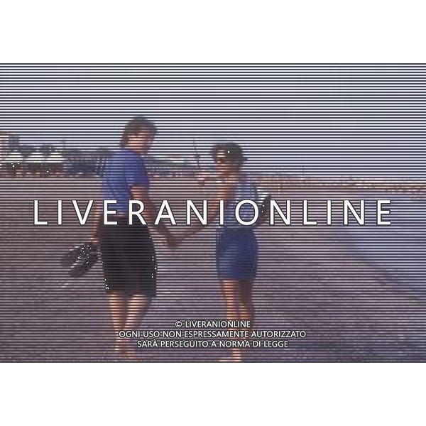 DIAP-RETROSPETTIVA ROBIN WILLIAMS ATTORE NELLA FOTO ROBIN WILLIAMS A VENEZIA NELL\'ANNO 1988 AG ALDO LIVERANI SAS 